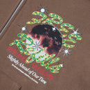 Psychic Zipup Hoodie Brown