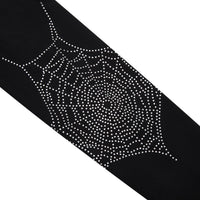 Broken Web Hoodie Black