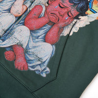 Saint & Sinner Zip Up Hoodie Green