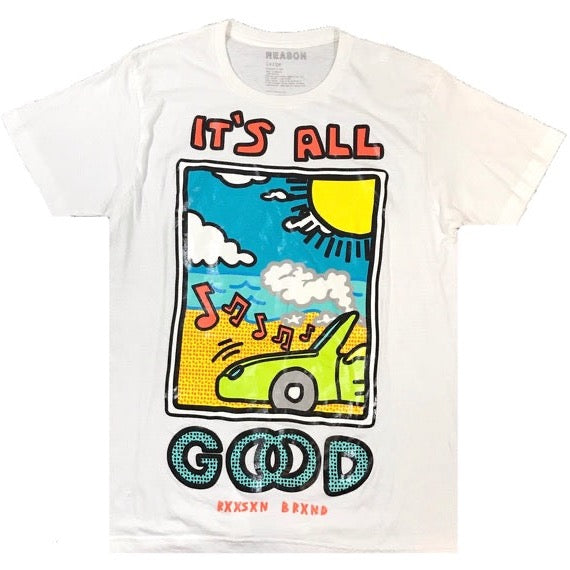 ITS ALL GOOD TEE WHT
