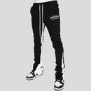 SUPER STACKED SWEATS BLACK/WHITE