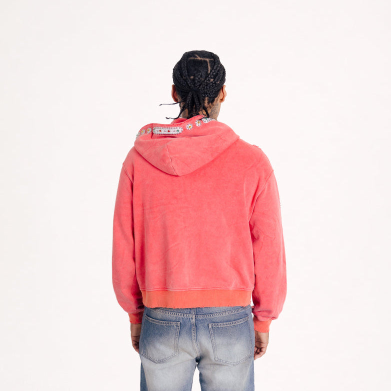 Paradise Lost Archive Zip Hoodie Red | Survival Miami – Survival