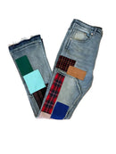 REVES Carpenter Patchwork Denim