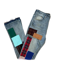 REVES Carpenter Patchwork Denim