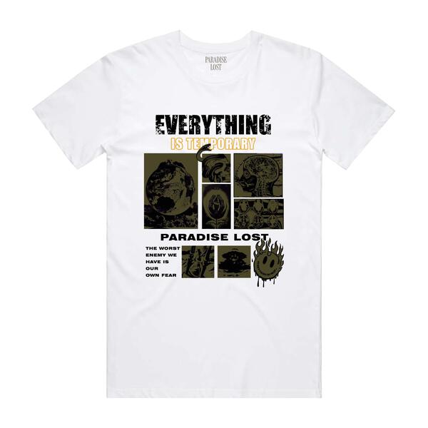 EVERYTHING IS TEMPORARY TEE WHITE/BLACK