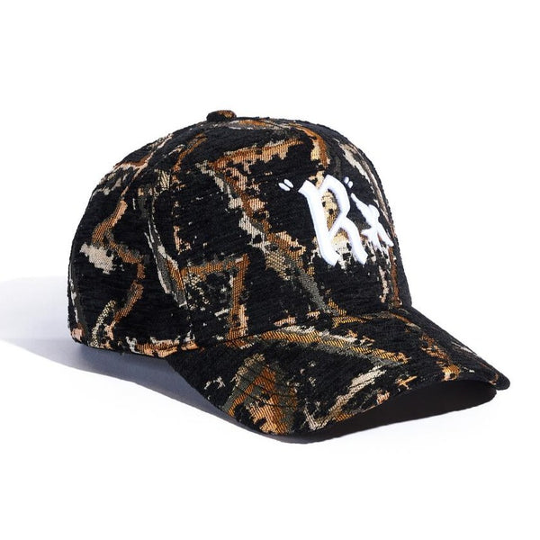 LUXE HAT BLACK/GOLD WOVEN