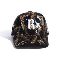 LUXE HAT BLACK/GOLD WOVEN