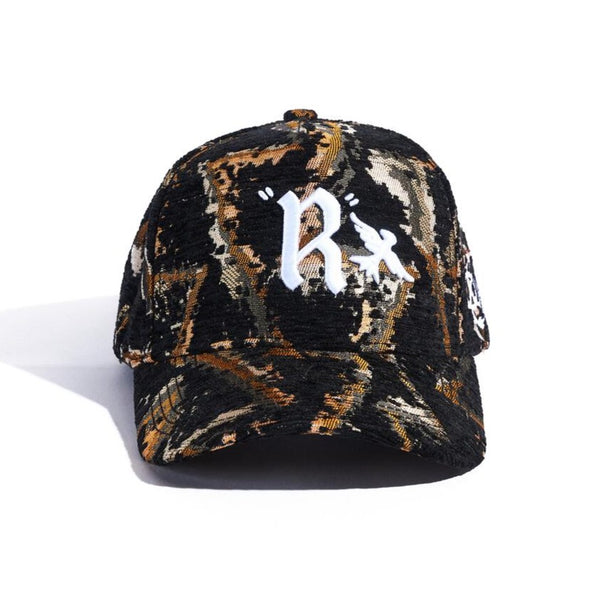 LUXE HAT BLACK/GOLD WOVEN