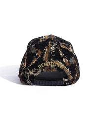 LUXE HAT BLACK/GOLD WOVEN