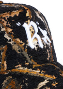 LUXE HAT BLACK/GOLD WOVEN