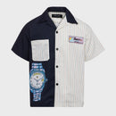 PRESIDENTIAL STRIPED DOODLE SHIRT