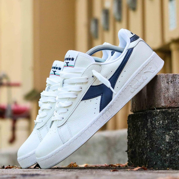 GAME L LOW WAXED WHITE/BLUE