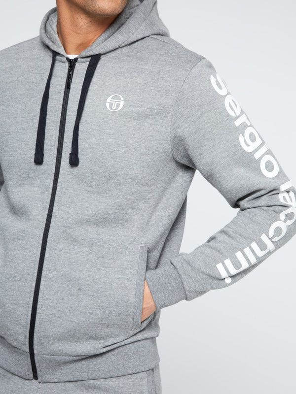 NAMAR ZIP HOODIE GREY