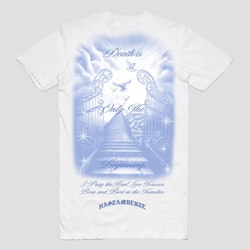DEATH IS ONLY THE BEGINNING HW WHITE TEE