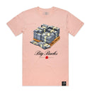 BIG BUCKS TEE PALE PINK