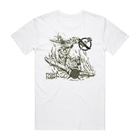 BUILT TO WIN PREM TEE WHITE