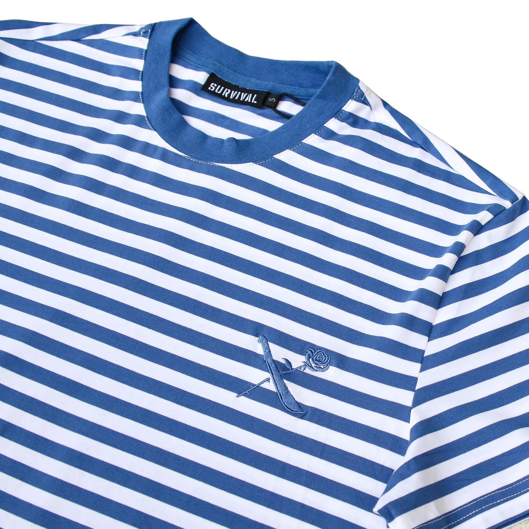 SOTF STRIPE TEE CLAY BLU