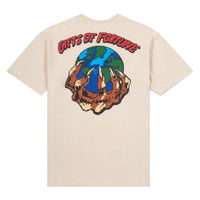 THE WORLD IS YOURS TEE TAN