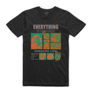 EVERYTHING IS TEMPORARY PREM TEE BLACK/ORANGE