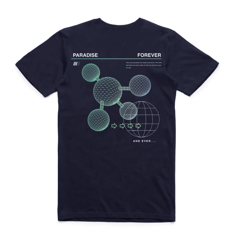 FOREVER PARADISE TEE NAVY