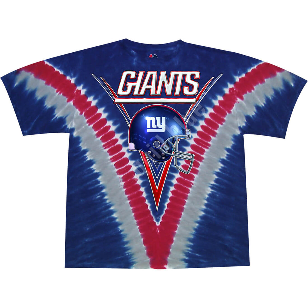 Junk Food Mens NFL New York Giants Football Long Sleeve Tie Dye Shirt New  XS-XL