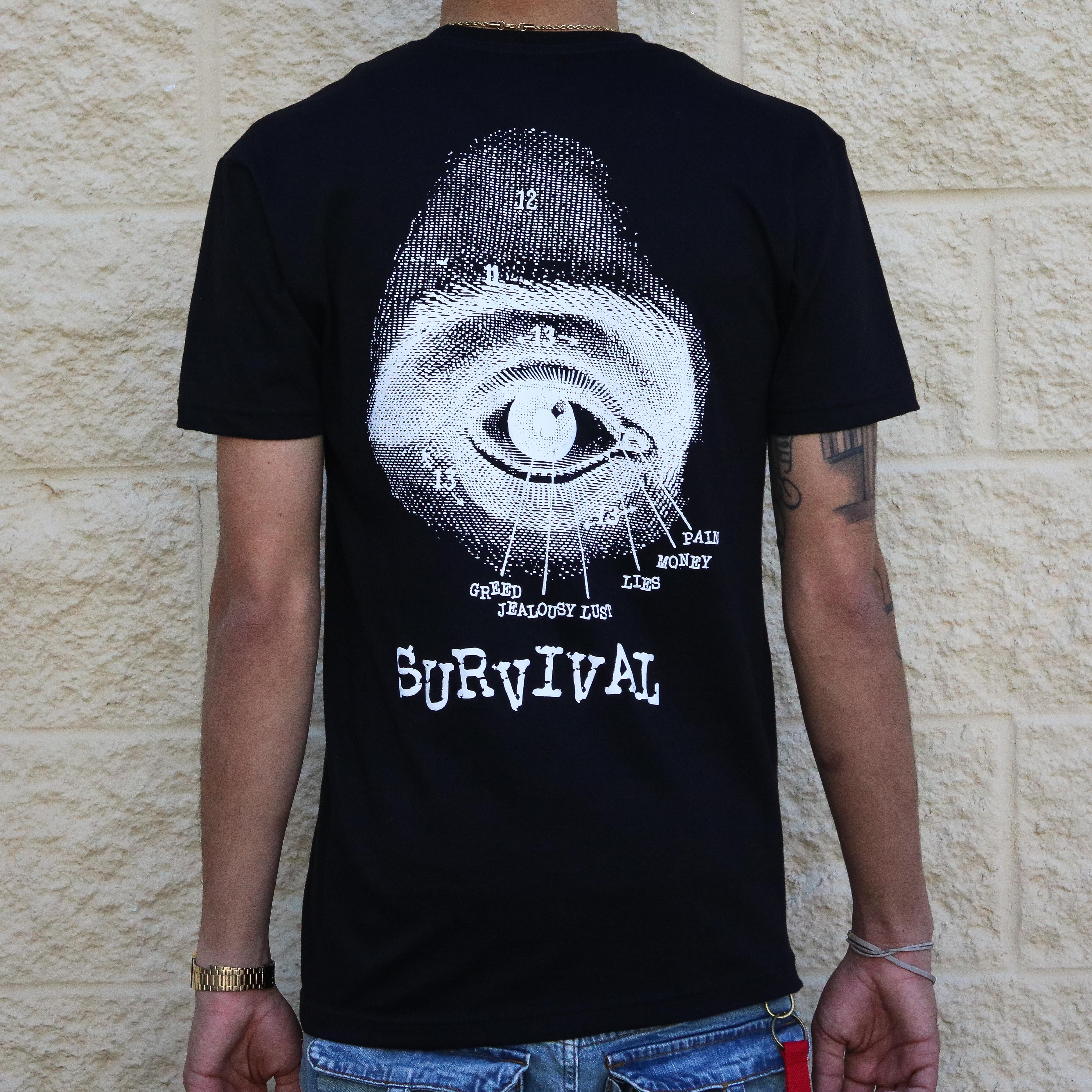 WATCH YOUR BACK TEE BLACK