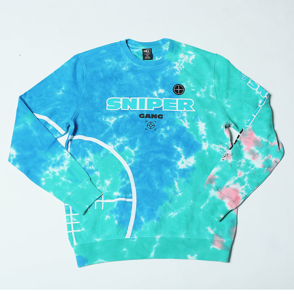 Tie dye shop sniper gang hoodie