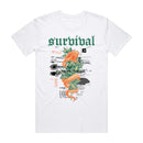 VOL.1 TEE WHT/OLV/PEA