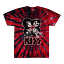 KISS BURST TIE-DYE TEE