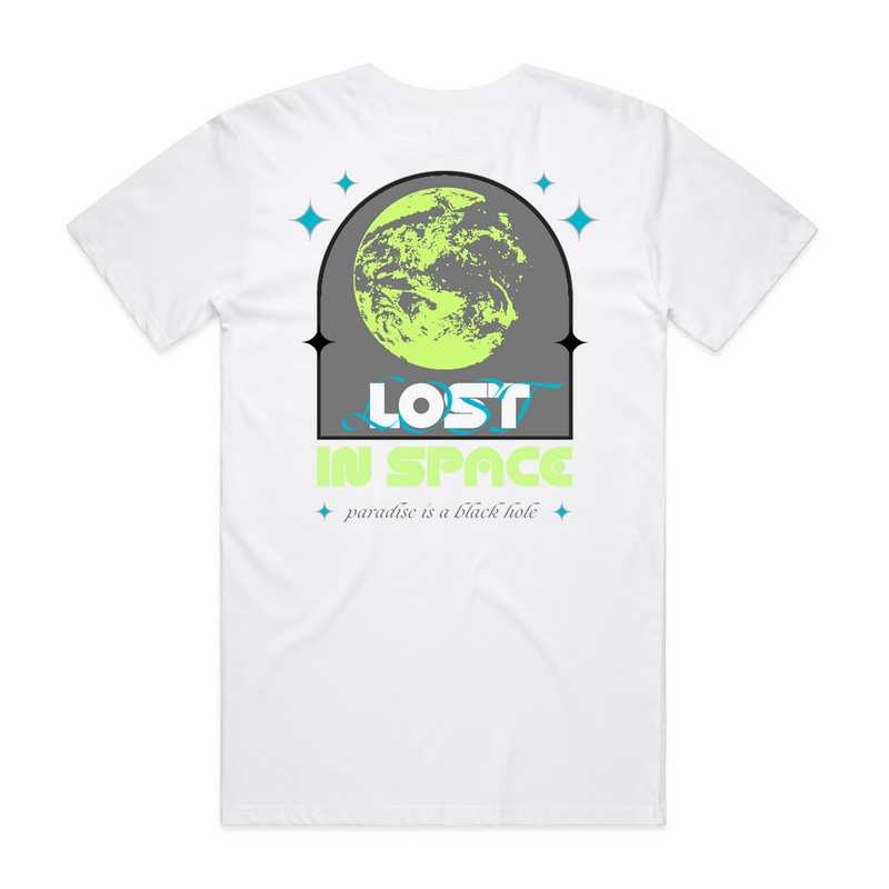 LOST IN SPACE TEE WHT