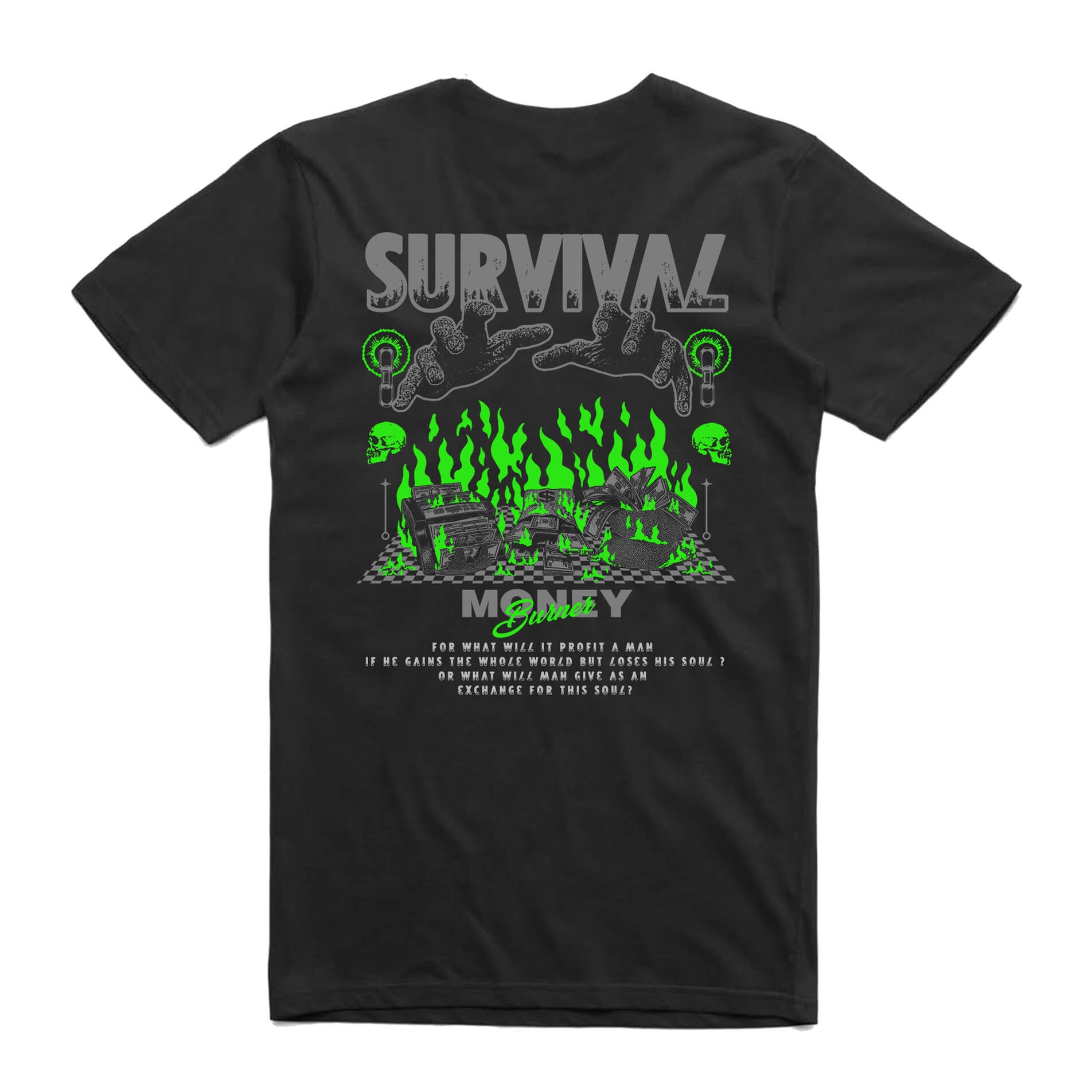 MONEY BURNER BLK/GRN/GRY