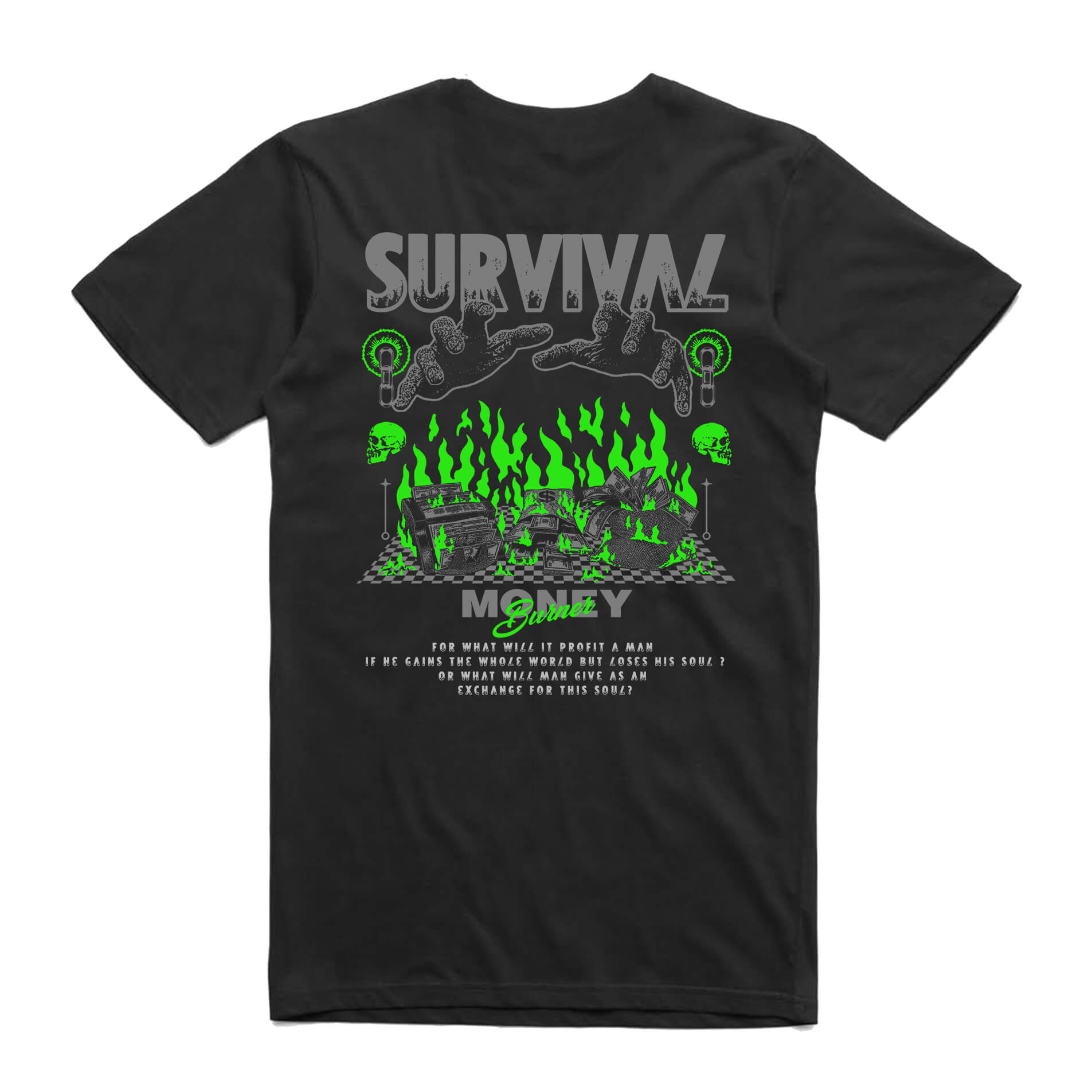 MONEY BURNER BLK/GRN/GRY