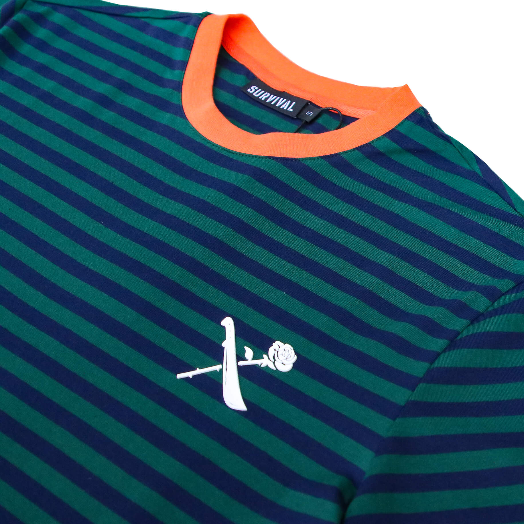 SOTF STRIPE TEE NVY/OLV