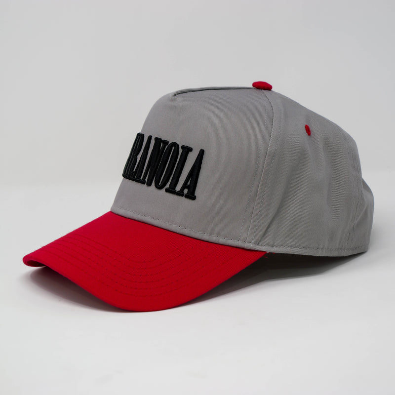 PARANOIA HAT RED/GREY