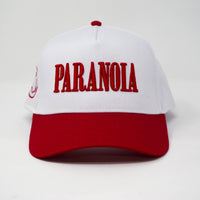 PARANOIA HAT WHITE/RED