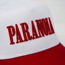 PARANOIA HAT WHITE/RED