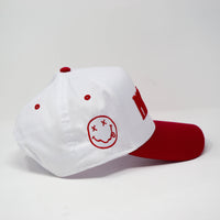 PARANOIA HAT WHITE/RED