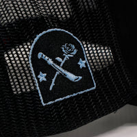 ENDURE TRUCKER HAT BLACK/BLUE