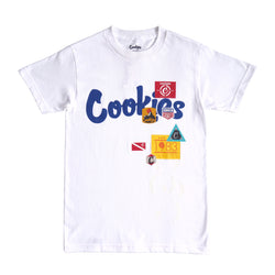 COLORES TEE WHITE/ROYAL
