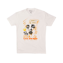 Between Love And Hate Tee Wht/Org
