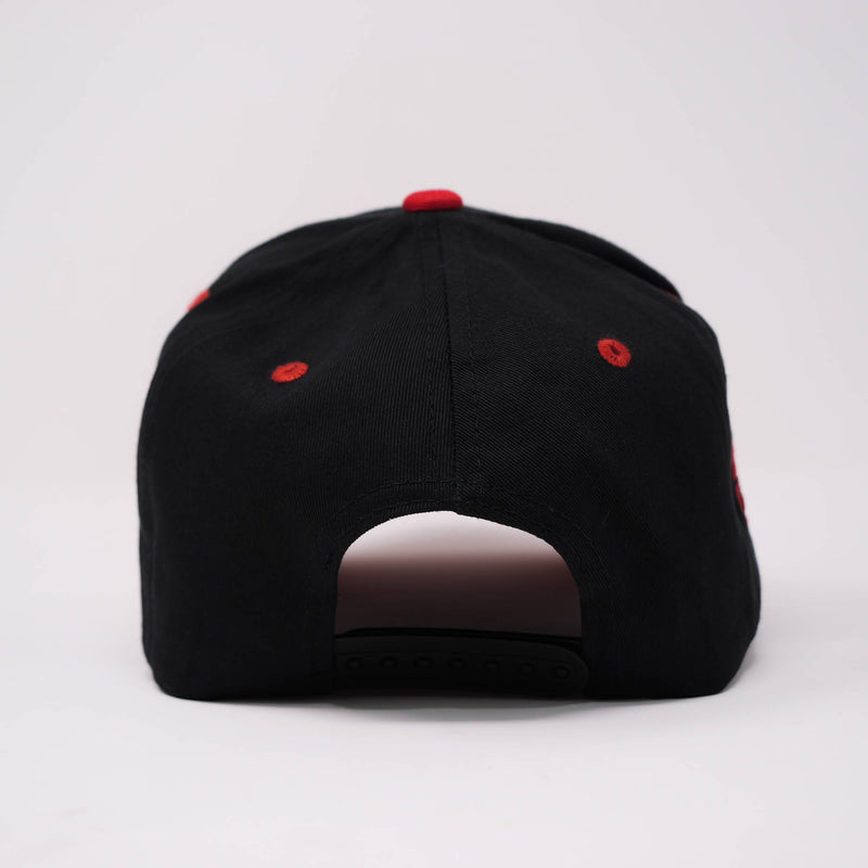 L.I.T.M HATS BLACK/RED
