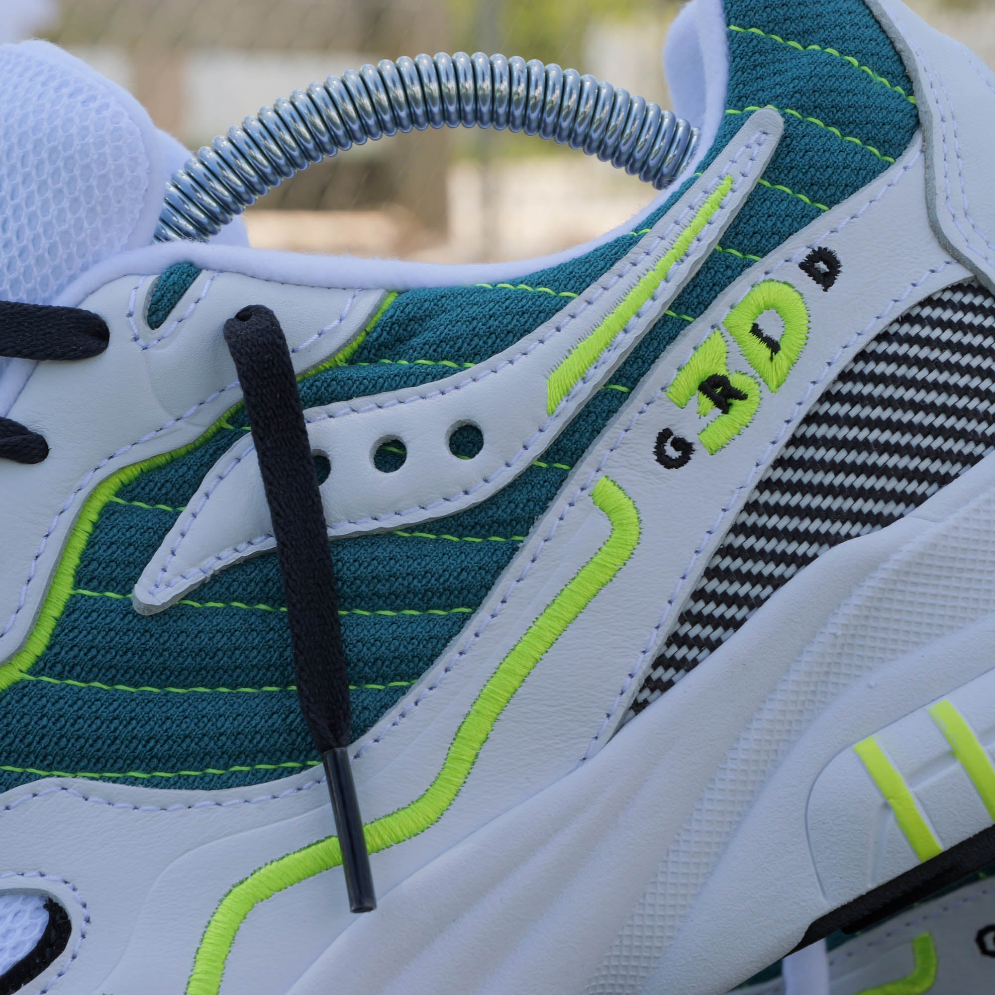 3D GRID HURRICANE WHITE/GREEN