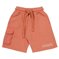 TERRY CARGO SHORTS PINK