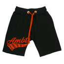 AMBIT SCRIPT SHORTS BLACK