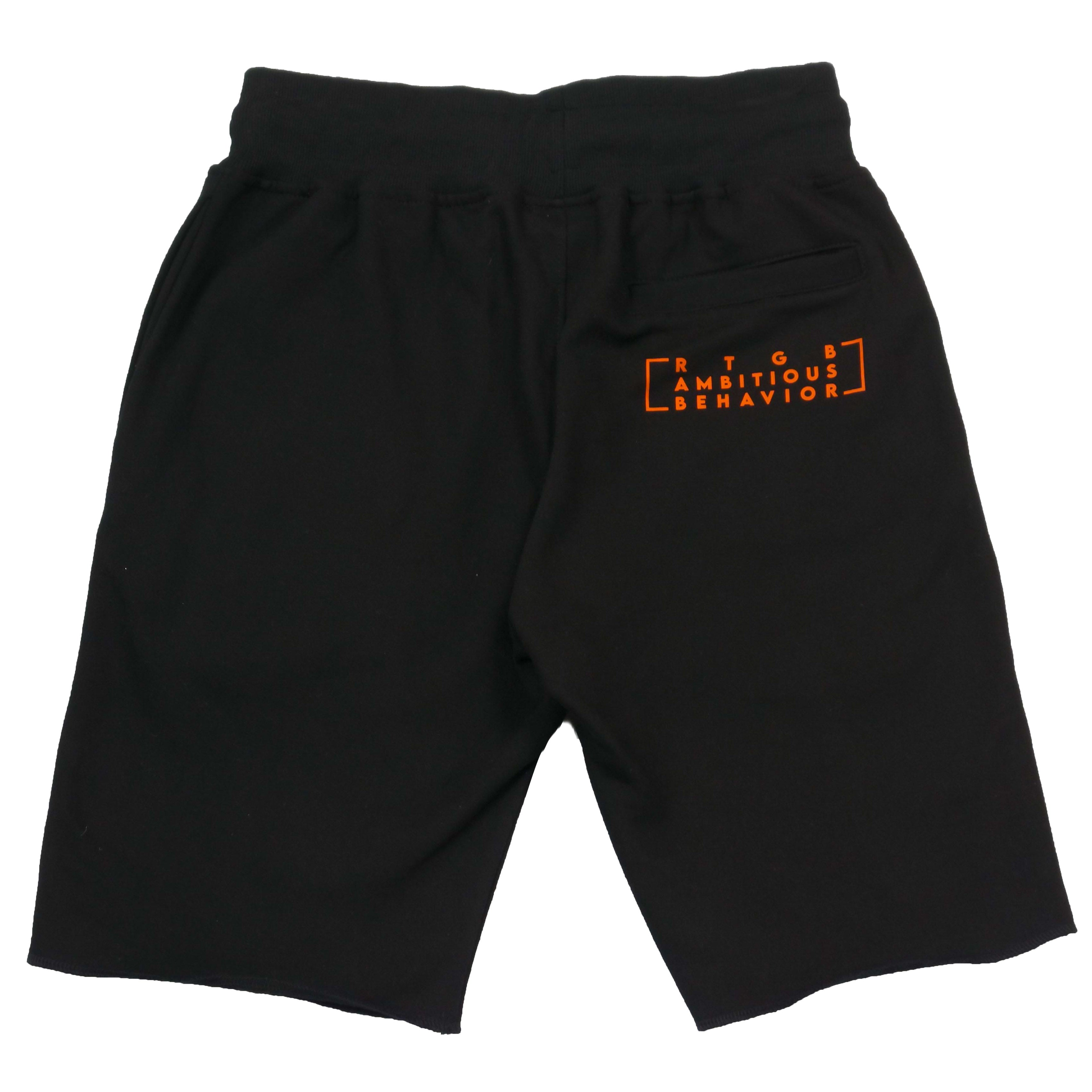 AMBIT SCRIPT SHORTS BLACK