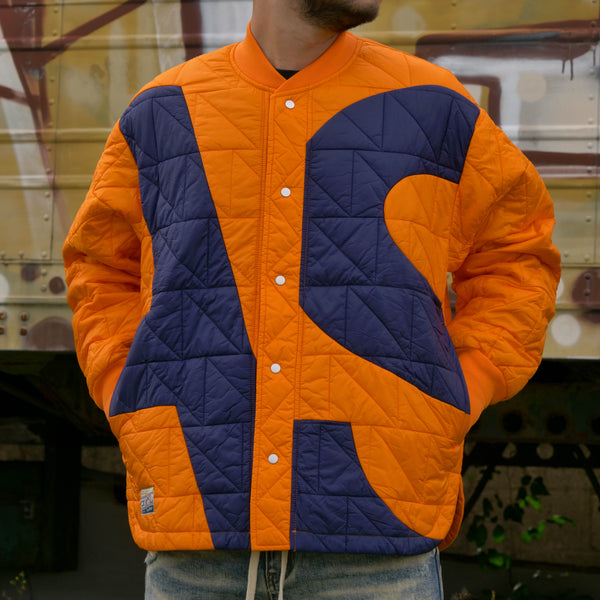 JARVIS QUILTED JACKET ORANGE