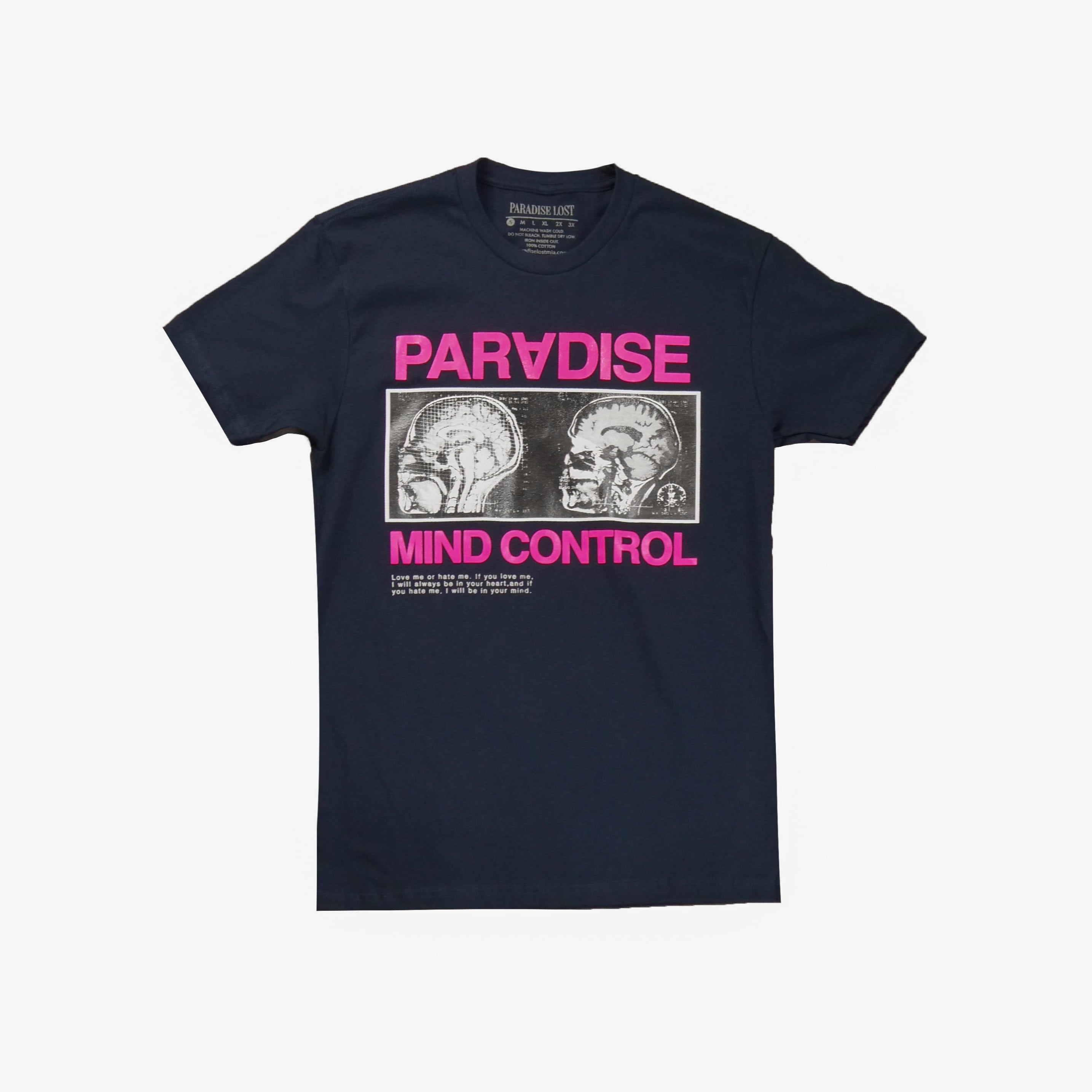 MIND CONTROL TEE NAVY/PINK