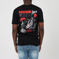 BETRAYAL TEE BLACK/RED