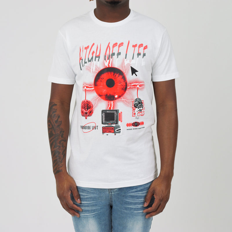 LIVE IN THE MOMENT TEE WHITE