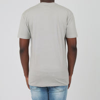 NEVER AHEAD TEE LIGHT GREY